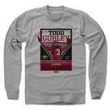 Mens Long Sleeve Heather Gray