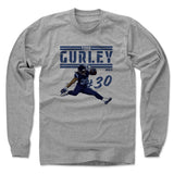 Mens Long Sleeve Heather Gray