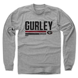 Mens Long Sleeve Heather Gray