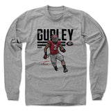 Mens Long Sleeve Heather Gray