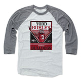 Mens Baseball T-Shirt Heather Gray / Ash