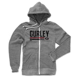 Mens Zip Hoodie Heather Gray