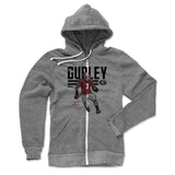 Mens Zip Hoodie Heather Gray