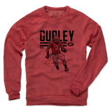 Mens Crew Sweatshirt Red