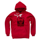 Mens Lace Hoodie Red