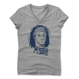 Womens Women's V-Neck Athletic Gray