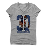 Womens Women's V-Neck Athletic Gray